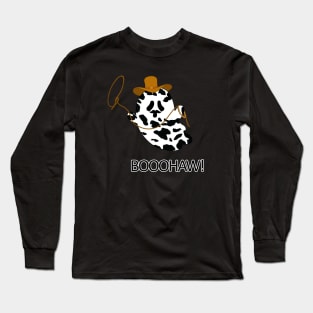 cute  halloween cowboy ghost Long Sleeve T-Shirt